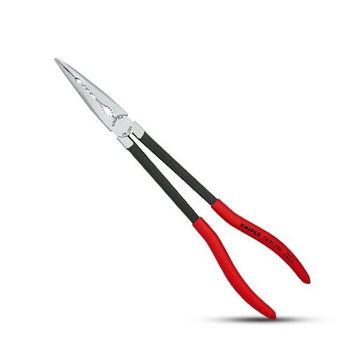 Knipex 2881280SB 280mm Curved Long Reach Needle Nose Plier