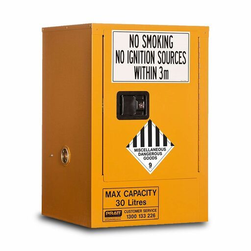 Pratt 5516CL9 30L 1 Door 1 Shelf Miscellaneous Dangerous Goods Storage Cabinet