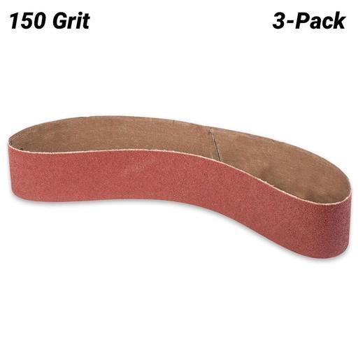 Abbott & Ashby AAPACK50/915150 (500168) 3-Pack 50 x 915mm 150 Grit Aluminium Oxide Sanding Belt Suits Multitool 362