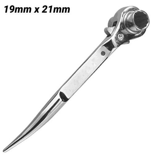 Boxo BOXPS1921S 19mm x 21mm Stubby Ratchet Podger