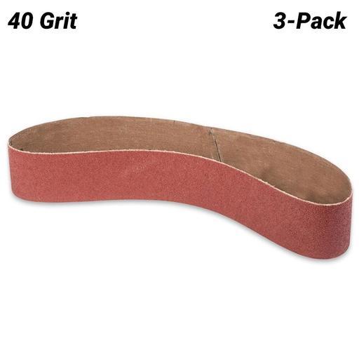 Abbott & Ashby AAPACK50/915-40 (500170) 3-Pack 50 x 915mm 40 Grit Aluminium Oxide Sanding Belt Suits Multitool 362