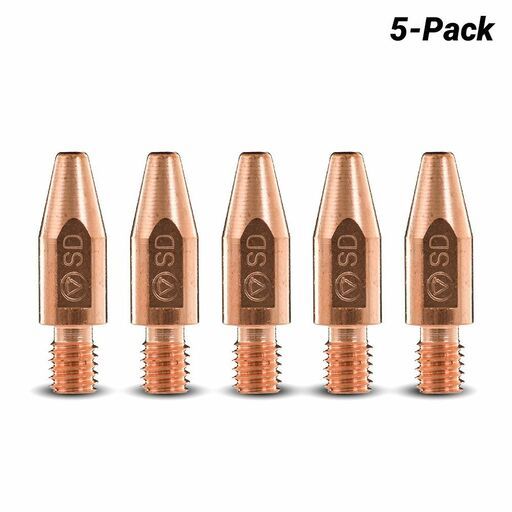 Kemppi CT08C1SD003BL5 5-Pack 0.8mm Contact Tip C1 STD M6 Blister GX/GF/Gxe K5/8 Series Torch Pack