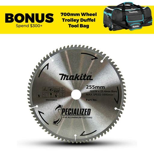 Makita B-15643 255mm (8.8") 100T Aluminium Cutting TCT Saw Blade