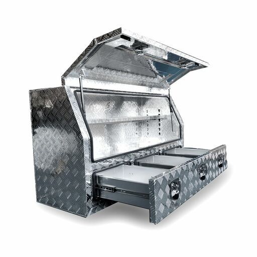 Daytona DSD1500W 1.5mm 1500mm x 530mm x 820mm Aluminium Storage Box With Drawers