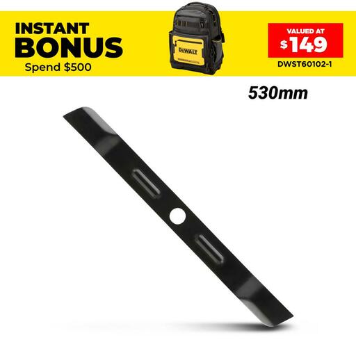 DeWalt DT20682-QZ 530mm Mower Blade Suits DCMWSP564N-XE