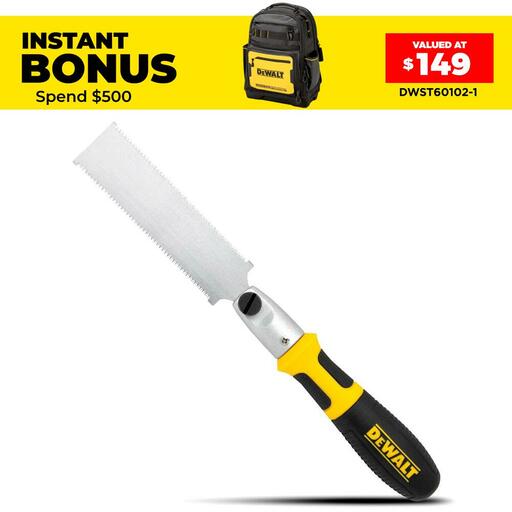 DeWalt DWHT20541 127mm (5") Flush Cut Hand Saw