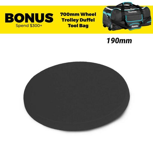 Makita D-70801 190mm (7-1/2") Fine Flat Hook & Loop Polish Sponge Pad