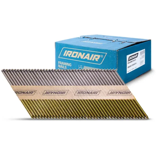 IRONAIR 75 x 3.05mm Framing Nails Box 3000 IFRDCBR75