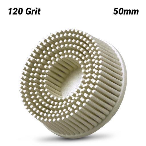 3M 61500132180 50mm (2") Scotch-Brite Roloc 120 Grit Bristle Disc