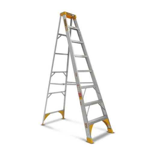 Gorilla M008-HD 2.4m 180kg Single Sided A-Frame Heavy Duty Industrial Ladder