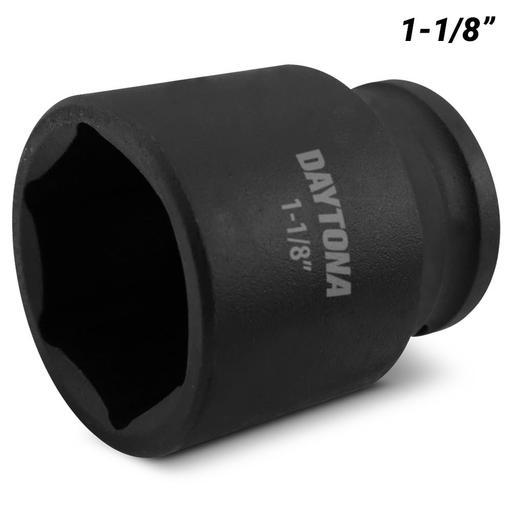 Daytona D12118 1/2" Drive 6 Point 1-1/8" AF Imperial Impact Socket