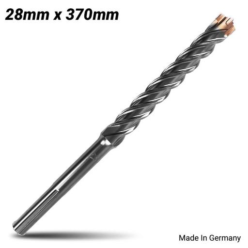 Xtorque X28370M Platinum SDS MAX 28mm x 370mm Platinum 4 Cutter Drill Bit - MADE IN GERMANY