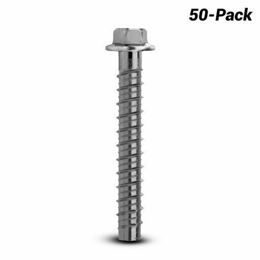 Ramset AS10100W50 50-Pack 10mm x 100mm WERCS AnkaScrew