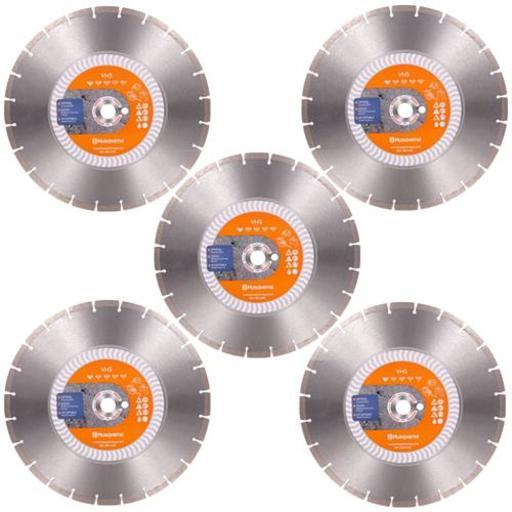 Husqvarna 585421905-5 5-Pack 400mm (16") VH5 Superior Trade Series Diamond Blade