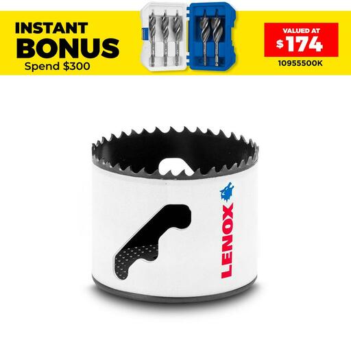 Lenox 3004040L 64mm (2-1/2") Speed Slot Bi-Metal Hole Saw