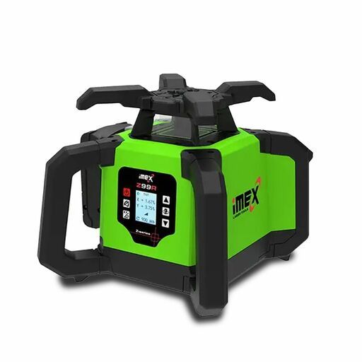 Imex 012-Z99R 18V 4.0Ah Red Beam Dual Grade Rotary Laser Level Kit