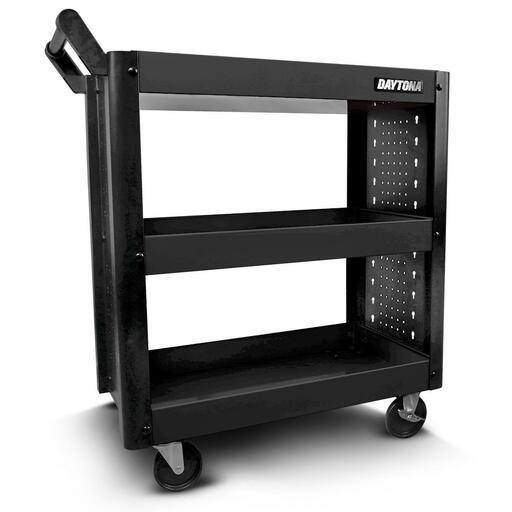 Daytona DBPT3S 29" Heavy Duty 3 Shelf Portable Tool Trolley Cart
