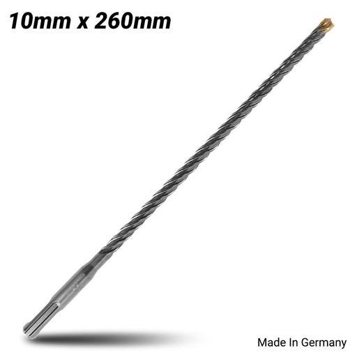 Xtorque X102604 Platinum SDS PLUS 10mm x 260mm Platinum 4 Cutter Drill Bit - MADE IN GERMANY