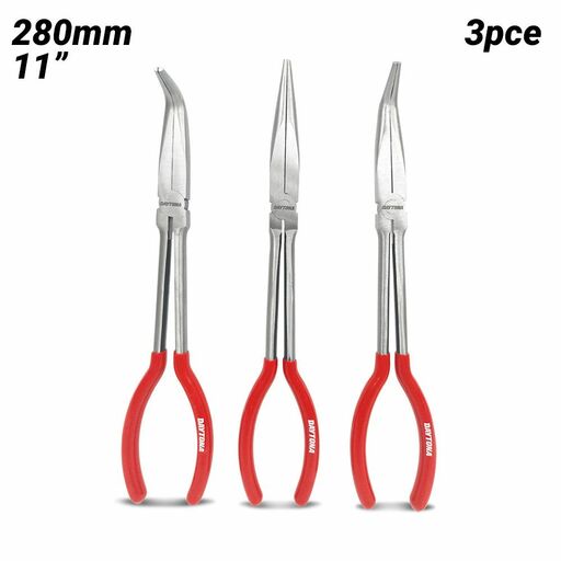 Daytona D113NNP 3pce 280mm (11") Needle Nose Long Reach Plier Set