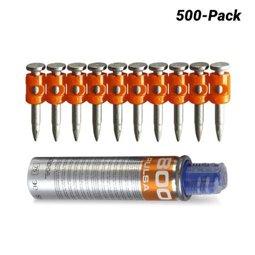 Ramset P8HC622 500 Pack 22mm Premium Drive Pin For Hard Steel Concrete Fixing With Pulsa Pin 800