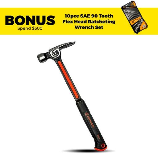 Crescent CHSFRM22 22oz Steel Milled-Face Framing Hammer