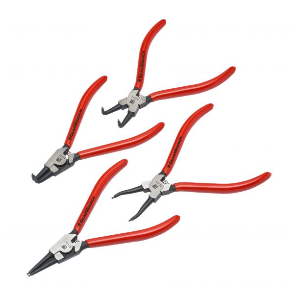 4 Pc. 7" Fixed Tip Internal & External Snap Ring Plier Set