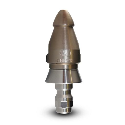Mustang Nozzles RR6R1F-BA8 1/4" Cone SS Quick Connect Root Rat Nozzle Adaptor