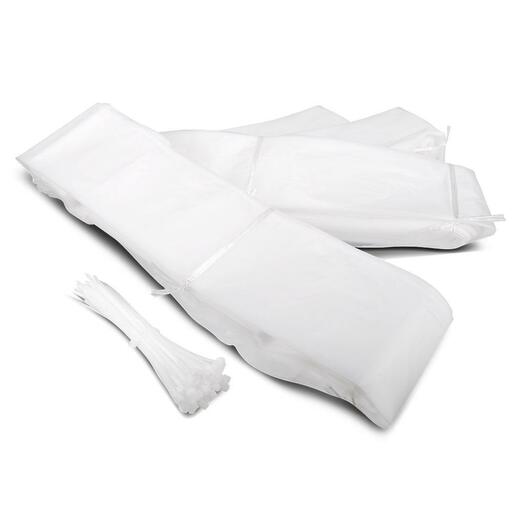 Industek IRDB4PK 4-Pack 20m Replacement Dust Bags to suit Industek, Husqvarna & Flextool H-Class Vacuums