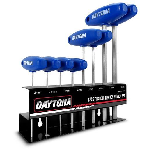 Daytona D8PTHX 8pce T-Handle Hex Key Metric Wrench Set