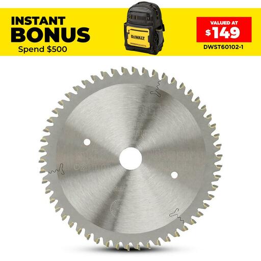 DeWalt DT1088-QZ 165mm (6.5") 54T Extreme Workshop TCG Circular Saw Blade