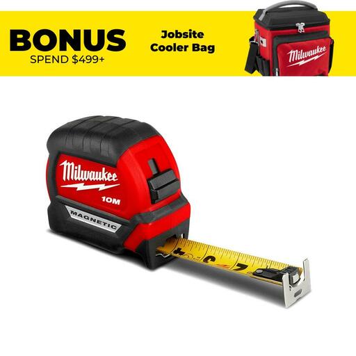 Milwaukee 48220510 10m Compact Magnetic Tape Measure