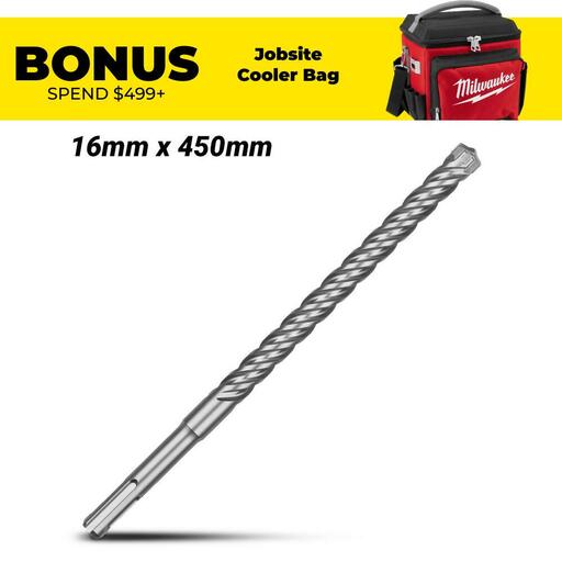 Milwaukee 4932352820 16mm x 450mm SDS-Plus MX4 Drill Bit