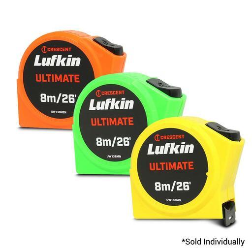 Lufkin UW138MEN Crescent 8m (26") x 19mm Ultimate Tape Measure