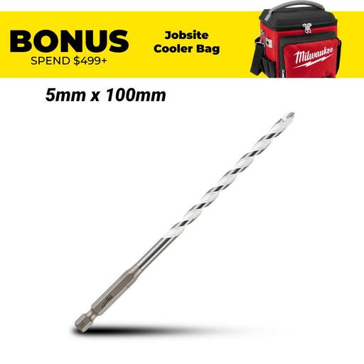 Milwaukee 4932471093 5mm x 100mm Multi-Material Drill Bit