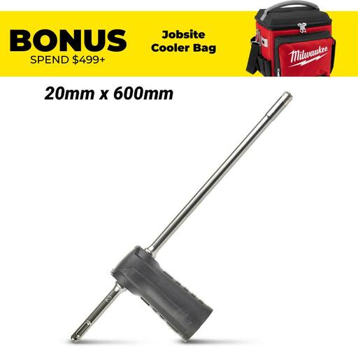 Milwaukee 4932459289 20mm x 600mm SDS MAX Vacuum Drill Bit