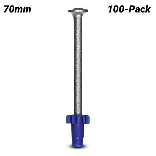 Powers 50046-PWR 100-Pack 3.7mm x 70mm Steel & Concrete Drive Pin