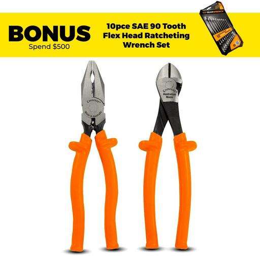 Crescent CHV2PAKN 2-Pack 1000V Insulated Universal Plier & Diagonal Side Cutters