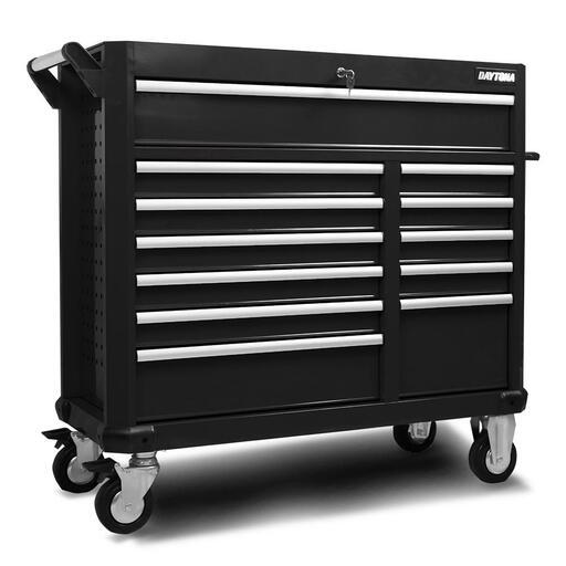 Daytona DB43B 43" 12 Drawer Black Tool Box Roller Cabinet
