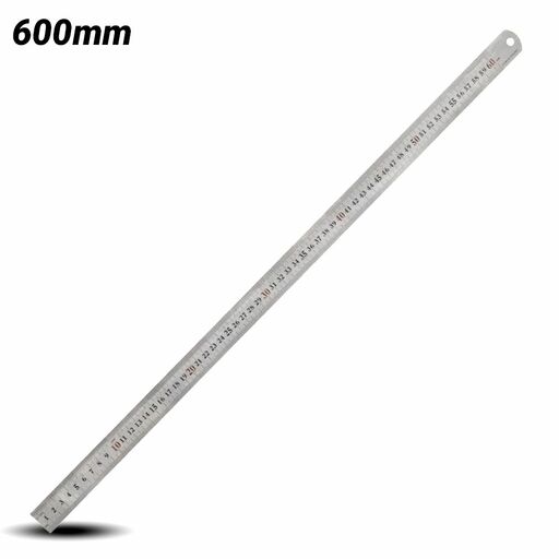 Toledo 60024 600mm (24") Stainless Steel Double Sided Metric & Imperial Rule