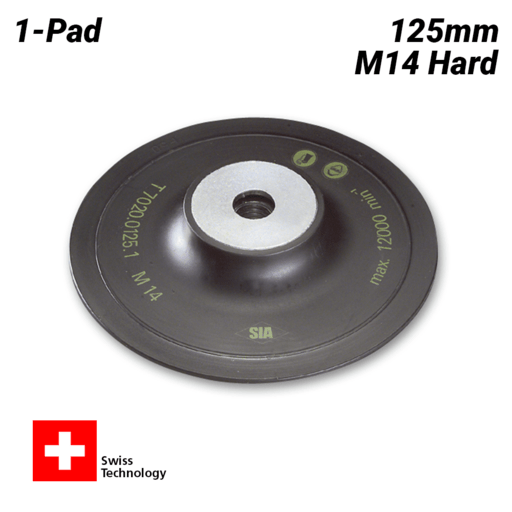 Sia Abrasives F03E004F15 125mm (5") M14 Hard Fibre Disc Backing Pad