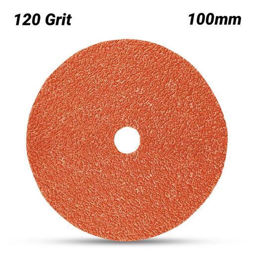 3M 60440313546 100mm (4") Cubitron II 787C 120 Grit Slotted Fibre Disc