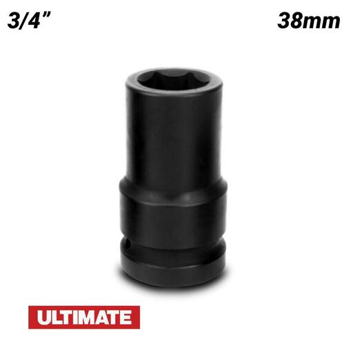 Ultimate Tools 60142038 3/4" Drive 38mm Metric Deep Impact Socket