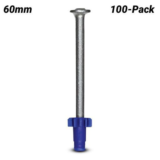 Powers 50042-PWR 100-Pack 3.7mm x 60mm Steel & Concrete Drive Pin