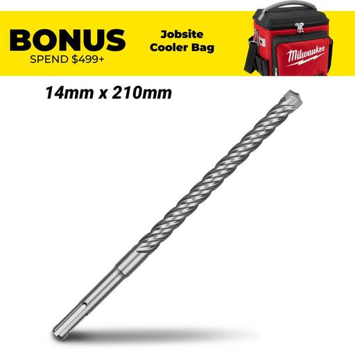 Milwaukee 4932352037 14mm x 210mm SDS-Plus MX4 Drill Bit