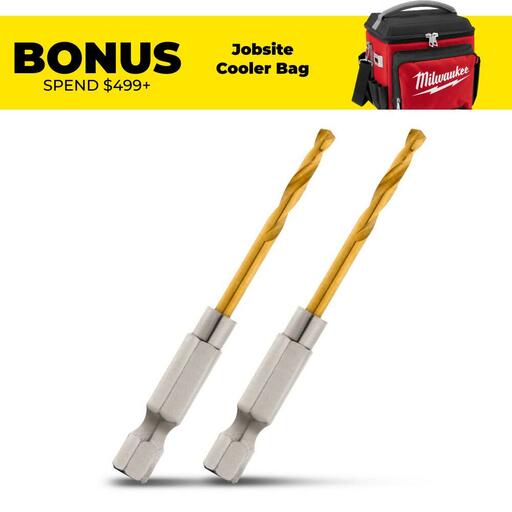 Milwaukee 48894805 Red Helix™ Titanium 3mm Drill Bit - 2 Pack