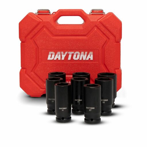 Daytona DIM934 8pce 3/4" Drive Deep Impact Metric Socket Set