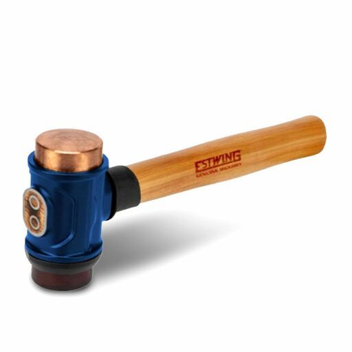 Estwing EMLTT/CH-45W 45mm Face Copper/Hyde Multi Purpose Hammer with Hickory Wood Handle