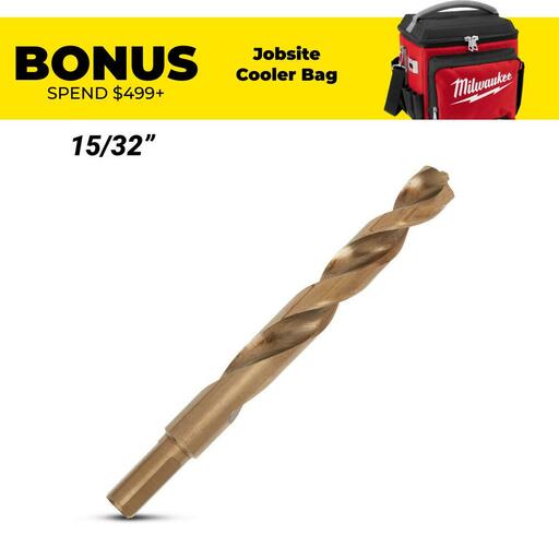 Milwaukee 48892327 15/32" RED HELIX Cobalt Drill Bit