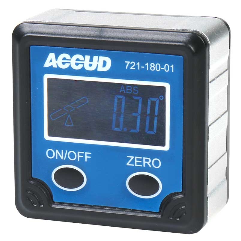 Accud AC-721-180-01 Digital Level 0-360° Angle Finder Magnetic Base