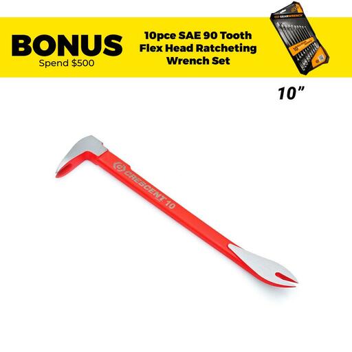 Crescent MB10-06 255mm 10" Molding Removal Pry Bar with Nail Puller